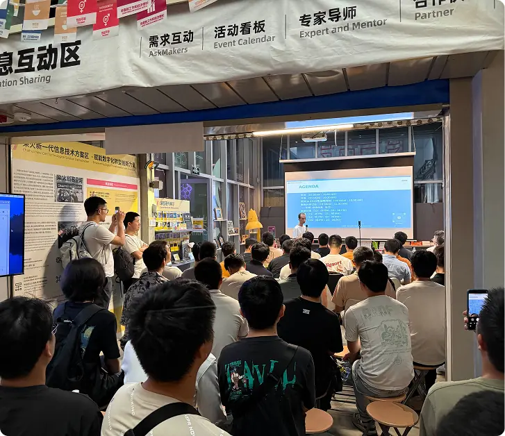 A group of community members at a Community Day event