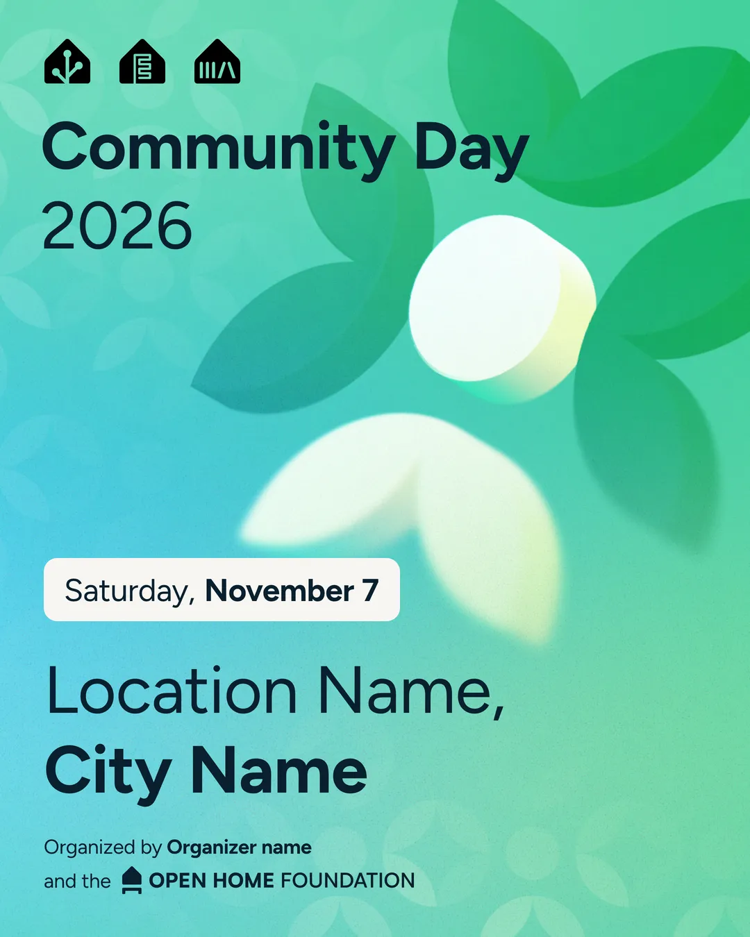 Preview of the Community Day 2026 graphic